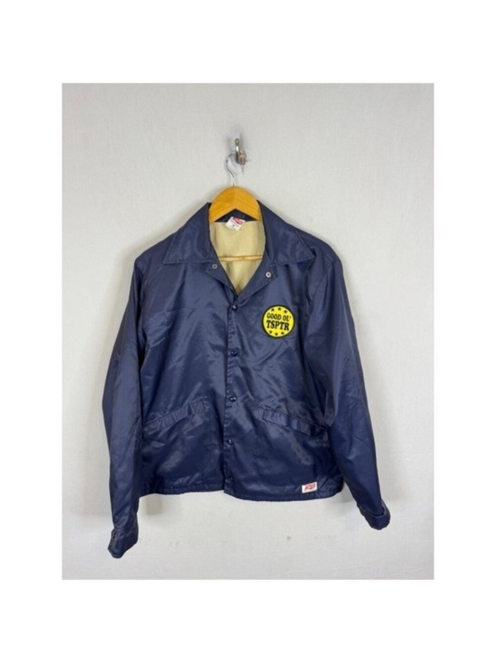 TSPTR Good Ol TSPTR Coaches Jacket Navy Blue Windbreaker PTRTM10081 Mens Medium